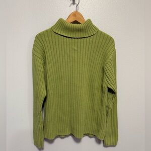 Women’s Old Navy Y2K Green Sweater - Size XL